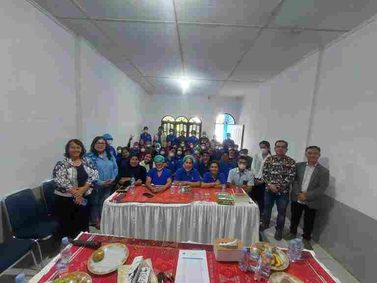 SPPG Sidikalang 3 Gelar Pelatihan Penjamah Makanan Bersama Dinas Kesehatan, Tingkatkan Mutu Layanan Program Makan Bergizi Gratis