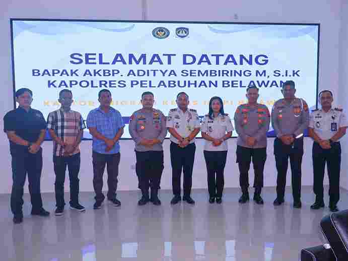 Diperketat Atas Nama Kedaulatan: Sinergi Tingkat Tinggi Imigrasi dan Polri Jaga Gerbang Maritim Belawan