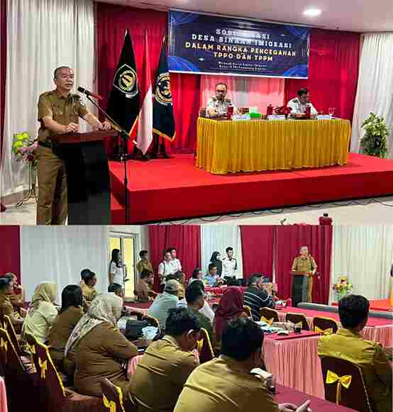 Buka Sosialisasi Desa Binaan Imigrasi, Sekda Tebing Tinggi Minta Lurah Mampu Deteksi Dini Modus TPPO dan TPPM