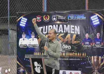 Wali Kota Mahyaruddin Hadiri Turnamen Futsal Pemko Cup 2026
