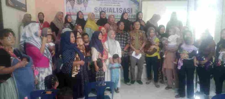 Kelurahan Lalang Gelar Sosialisasi PHSB dan Pencegahan Stunting