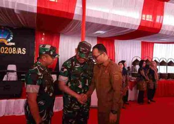 Wakil Wali Kota Tanjungbalai Hadiri Kunker Pangdam I/BB di Makodim 0208/As
