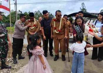 Peletakan Batu Pertama TK Negeri Pembina Sidikalang II, Vickner Sinaga Bicara Investasi Masa Depan Dairi