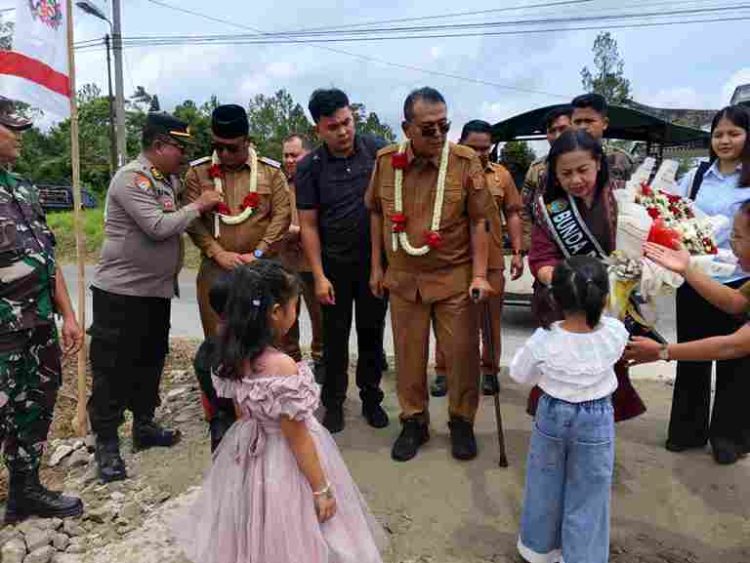 Peletakan Batu Pertama TK Negeri Pembina Sidikalang II, Vickner Sinaga Bicara Investasi Masa Depan Dairi