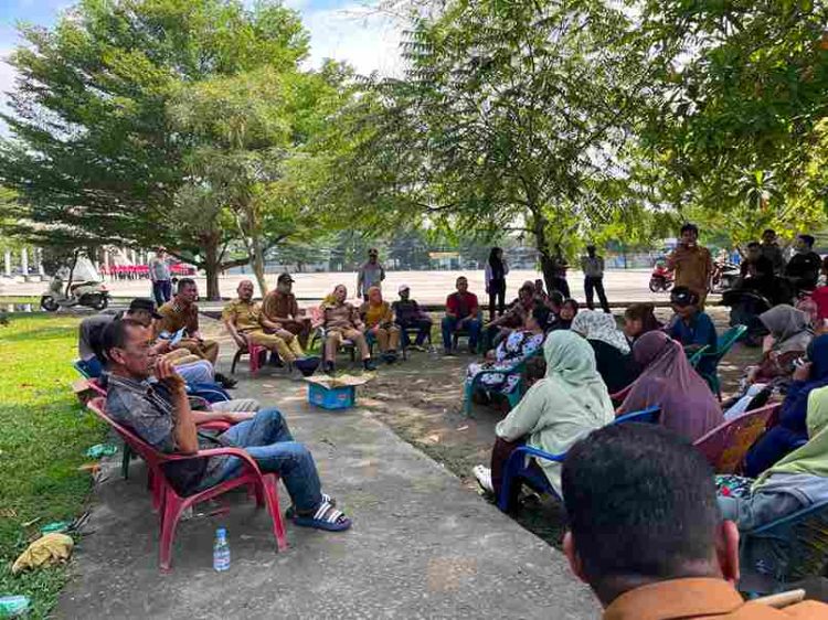 Wali Kota Bertemu Para Pedagang Alun-alun Sultan Abdul Jalil Rahmadsyah Tanjungbalai