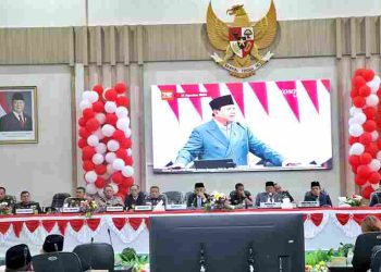 Bupati Simalungun Hadiri Rapat Paripurna DPRD, Simak Pidato Presiden RI