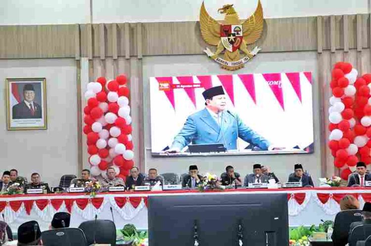 Bupati Simalungun Hadiri Rapat Paripurna DPRD, Simak Pidato Presiden RI