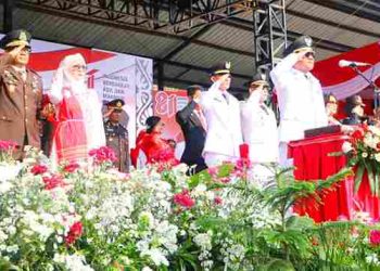 Upacara Peringatan HUT Ke-81 Kemerdekaan RI di Kabupaten Simalungun Berjalan Khidmat, Disaksikan Ribuan Masyarakat
