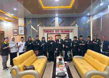 Wakil Wali Kota Mahyaruddin Terima Pengurus Baru PPSI Kota Tanjungbalai