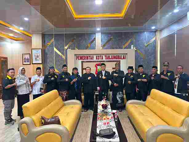 Wakil Wali Kota Mahyaruddin Terima Pengurus Baru PPSI Kota Tanjungbalai