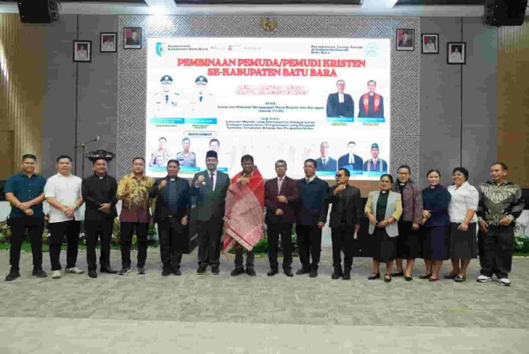 Bupati Batu Bara Dorong Pemuda Kristen Siapkan Diri Menyongsong Indonesia Emas 2045