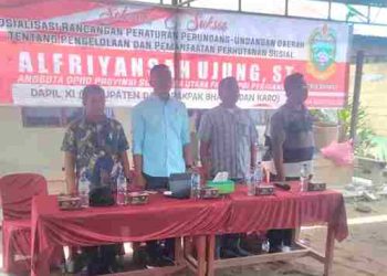 Sosialisasi Ranperda Pengelolaan dan Pemanfaatan Hutan Sosial Digelar di Desa Lae Luhung