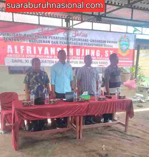 Sosialisasi Ranperda Pengelolaan dan Pemanfaatan Hutan Sosial Digelar di Desa Lae Luhung