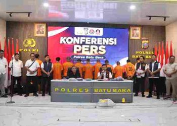Polres Batu Bara Ungkap 10 Kasus 3C, 17 Tersangka Diamankan