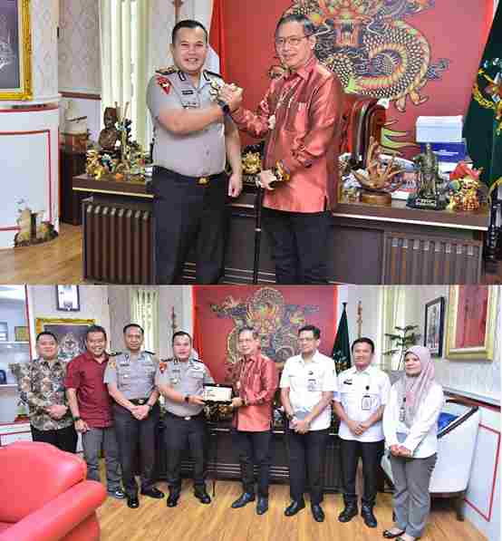 Kapolres Pelabuhan Belawan dan Ketua DPRD Kota Medan Rancang Strategi Kolaboratif Jaha Konduktivitas Wilayah
