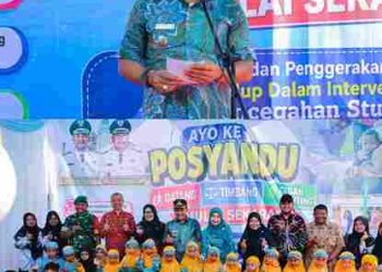 Buka Kampanye Germas Dalam ISPS 2026, Wali Kota Tebing Tinggi Apresiasi Penurunan Stunting