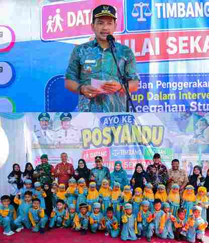 Buka Kampanye Germas Dalam ISPS 2026, Wali Kota Tebing Tinggi Apresiasi Penurunan Stunting