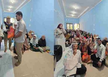Menyala di Pesisir Belawan Kolaborasi Belawan Berkah Basuh Duka Merekah Lewat Ratusan Paket Sembako