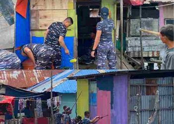 Menggoreskan Warna, Menguatkan Persaudaraan: Kodaeral I Hadirkan Sentuhan Asa di Pesisir Belawan