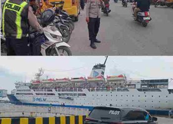 Dedikasi Tanpa Batas di Gerbang Samudra Polsek Belawan Benteng Kelancaran dan Keamanan Kedatangan KM Kelud
