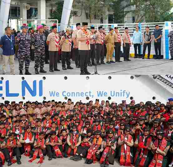 Dari Belawan untuk Indonesia Kontingen Pramuka Sumut Berlayar Membelah Samudera Menuju Jambore Nasional XII 2026