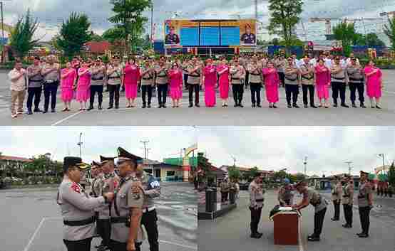 Polres Pelabuhan Belawan Gelar Sertijab Pejabat Utama Tranfirmasi Strategis Demi Pelayanan Publik yang Unggul