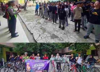 Semarak Gowes SMKS PAB 1 Helvetia: Sentuhan Humanis Polantas Karib Wujudkan Jalan Raya Ringan dan Aman