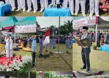 Upacara Detik-detik Proklamasi HUT RI ke 81 Tahun 2026 di Kecamatan Bandar Masilam Sukses Digelar