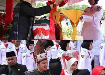 Wali Kota Tebing Tinggi Pimpin Upacara Peringatan HUT ke-81 Kemerdekaan RI di Lapangan Merdeka