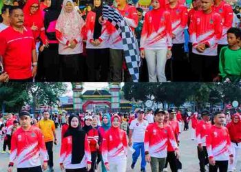 Ribuan Warga Tebing Tinggi Padati Lapangan Merdeka Meriahkan Semarak HUT ke-81 RI