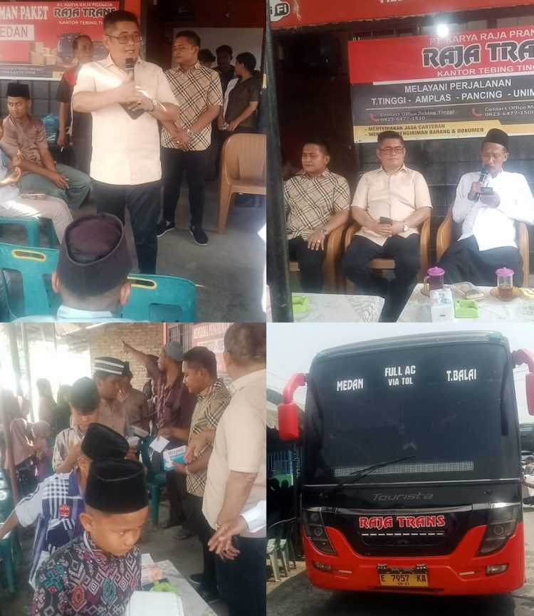 PT Raja Karya Pranata Atau Raja Trans Santuni Anak-anak Yatim Piatu Sebanyak 70 Orang