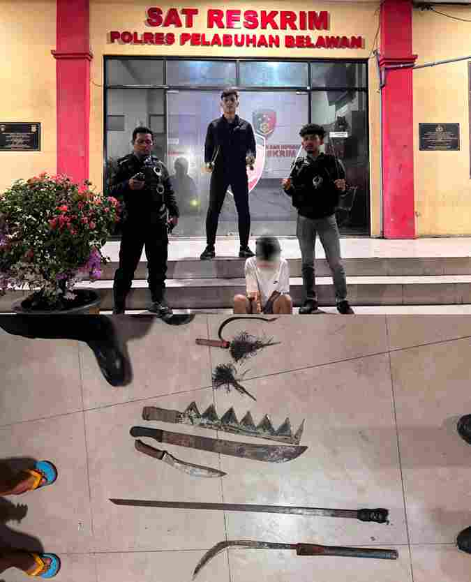 Tim Macan Polres Pelabuhan Belawan Lumpuhkan Potensi Agresi Massal Jejaring Genk Motor