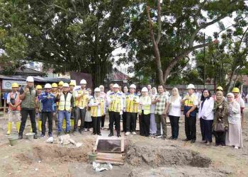 Wali Kota Tanjungbalai Lakukan Peletakan Batu Pertama Rehabilitasi Gedung RSUD dr Tengku Mansyur