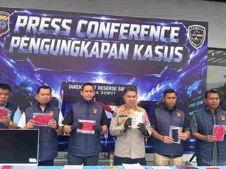 Tiga Korban di Aceh, Kaltim dan Jatim Terjerat Scam Deposit, Polda Sumut Tangkap Dua Pelaku