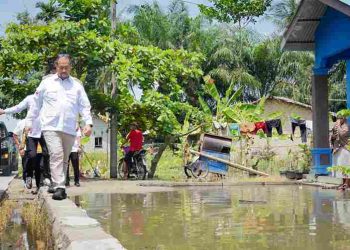 Bupati Batu Bara Tinjau Langsung Banjir di Gambus Laut