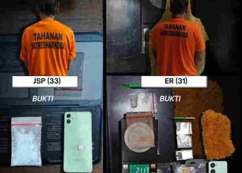 Komitmen Perangi Narkoba, Satresnarkoba Polres Binjai Tangkap Dua Pengedar dan Amankan Barang Bukti Sabu