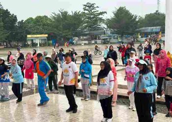 Wawako Fadly Abdina Buka CFD dan Senam Bersama