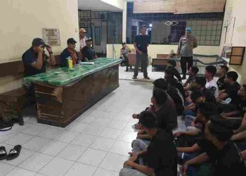 Polsek Buntu Pane Sergap Puluhan Remaja Diduga Hendak Balap Liar, 21 Sepeda Motor Diamankan