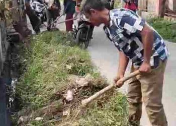 Pemerintah Kecamatan Datuk Bandar dan Masyarakat Galakkan Gotong Royong