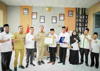 Bupati Batu Bara Bahas Penguatan Pengelolaan Zakat Bersama Kemenag dan Baznas