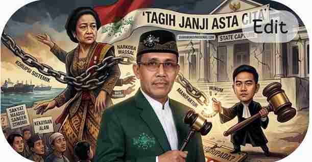 Tagih Janji Asta Cita, Tokoh Hukum Sebut Indonesia Darurat Korupsi dan Narkoba: “Rakyat Seperti Dijajah Bangsa Sendiri”
