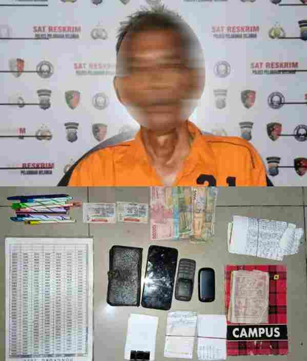 Sat Reskrim Polres Pelabuhan Belawan Lumpuhkan Jaringan Perjudian Togel di Martubung