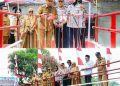 Permudah Akses Warga Kelurahan Mandailing, Wali Kota dan Kapolres Tebing Tinggi Resmikan Jembatan Merah Putih
