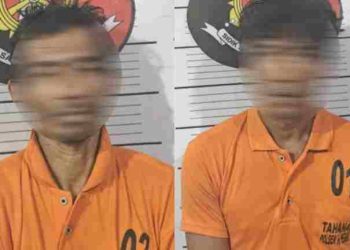 TV dan Tabung Gas Dicuri Saat Rumah Kosong, Dua Pelaku Dibekuk Polsek Hamparan Perak