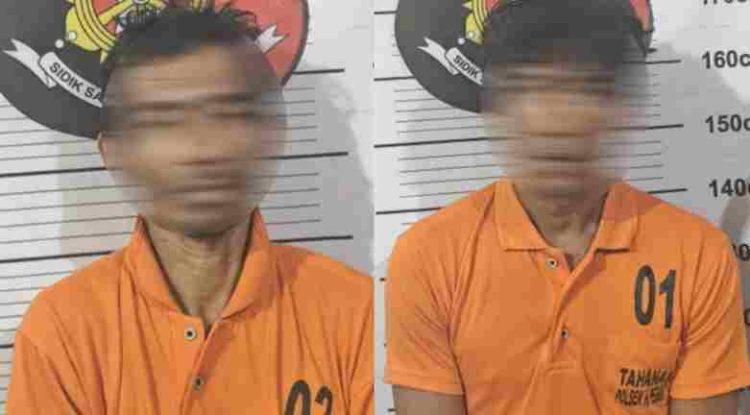 TV dan Tabung Gas Dicuri Saat Rumah Kosong, Dua Pelaku Dibekuk Polsek Hamparan Perak