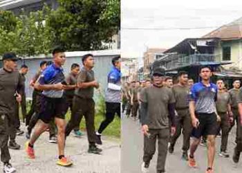Subdenpom I/5-1 dan Termbekang Belawan Perkuat Interoperabilitas Institusional dan Optimalisasi Fisio Psikologis Melalui Olahraga Bersama