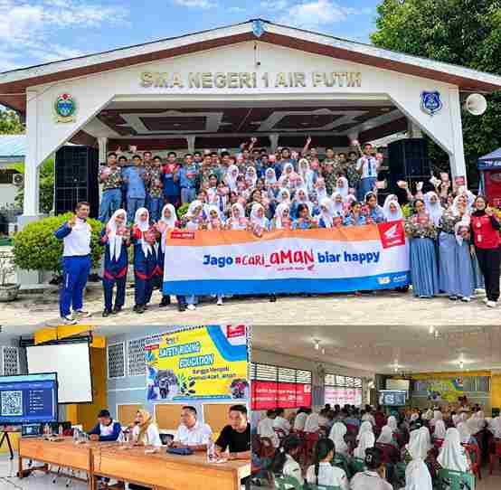 Safety Riding di SMAN 1 Air Putih, Pelajar Diingatkan 4 Perilaku Pemicu Kecelakaan