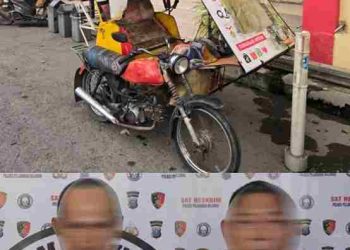 Dua Lansia Dibekuk Tim URC Polres Pelabuhan Belawan Usai Gasak Pagar Toko di Marelan