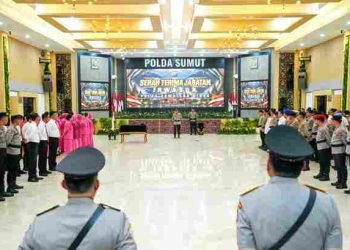 Kapolda Sumut Tekankan Penguatan Fungsi Pengawasan dalam Sertijab Irwasda