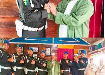 Jalin Silaturahmi, Dansubdenpom I/5-1 Belawan Kunjungi Pondok Pesantren Bahrul Ulum Al Aziziyah